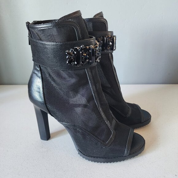 Karl Lagerfeld Mesh Bootie "NEW" - Picture 7 of 16